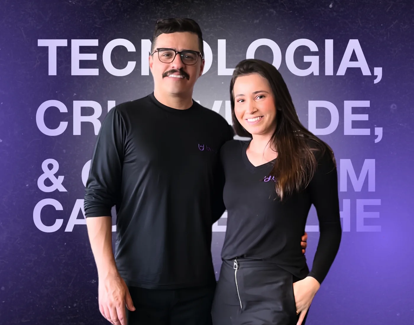 Giovanna e Claudinei Quintela, fundadores da Tekks Eventos